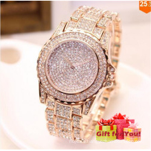 Reloj especial de lujo de los regalos de Cestbella de las mujeres del Rhinestone de 2017